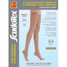 Компрессионные чулки К1 Микрофибра без миска, класс мм Hg 18-21 Scudotex 431