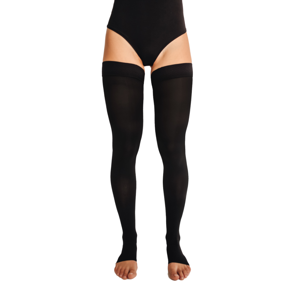 Чулки компрессионные медицинские, с открытым носком, 2 класс Vitamed 9230