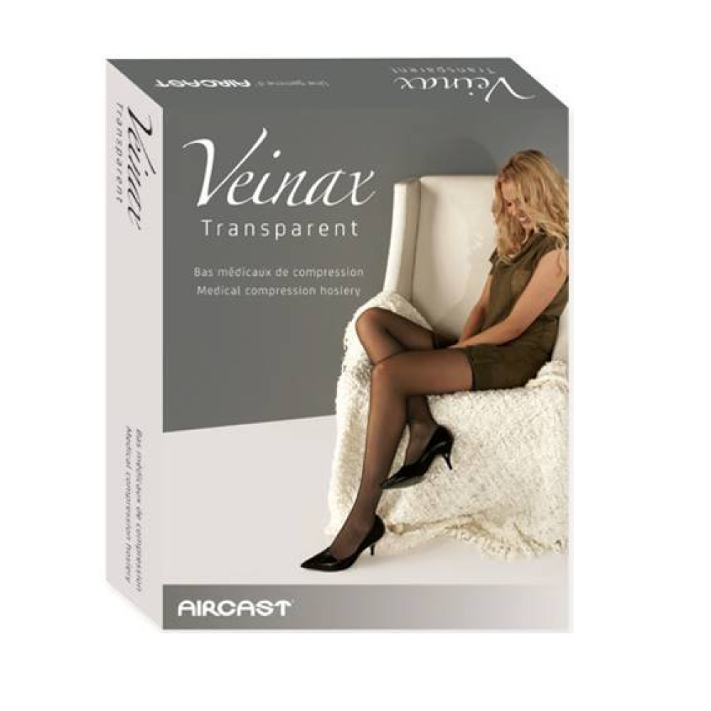 Чулки компрессионные медицинские, с закрытым мыском, 2 класс Veinax Transparent 832