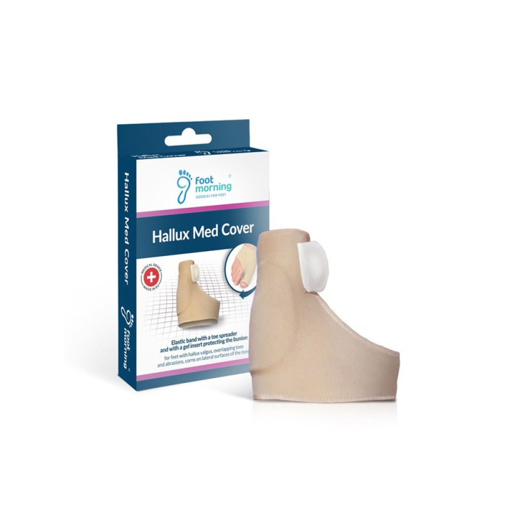 Вальгусний бандаж із гелевою вставкою Foot Morning Hallux Med Cover