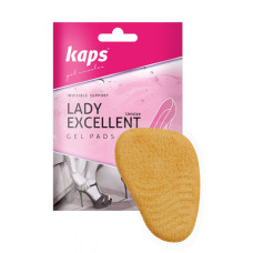 Гелевые подушечки для обуви на высоких каблуках, с микрофиброй Kaps Lady Excellent