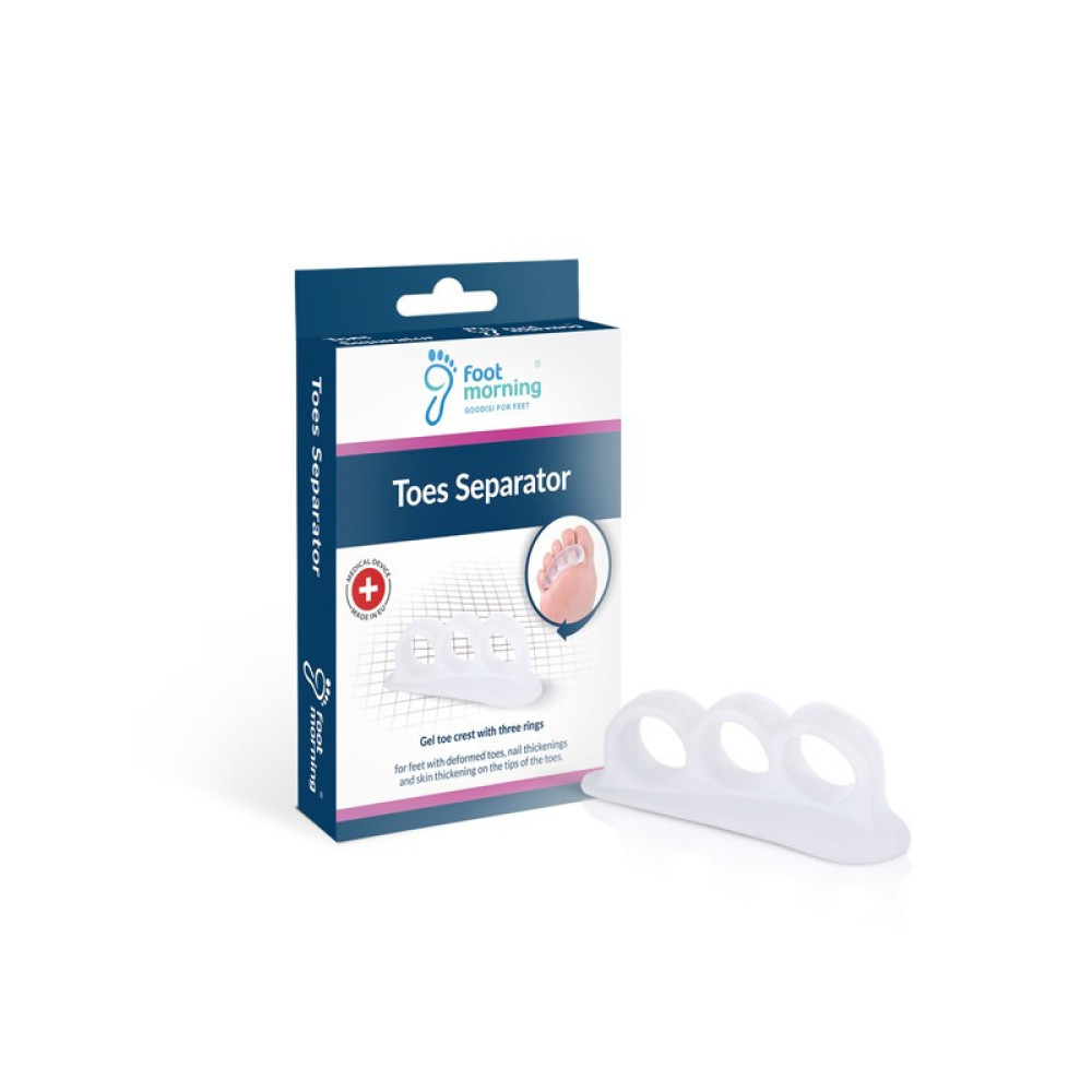 Гелевый валик под пальцы ног Foot Morning Toes Separator