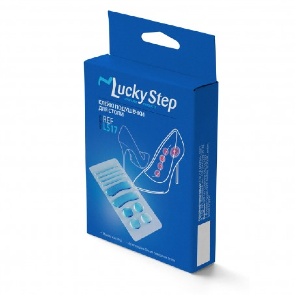 Клейкі подушечки для стопи Алком Lucky Step LS17