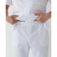 Медицинский костюм мужской Бостон белый +SIZE
