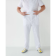 Медицинский костюм мужской Бостон белый +SIZE