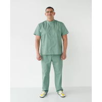 Медичний костюм чоловічий Бостон оливковий +SIZE