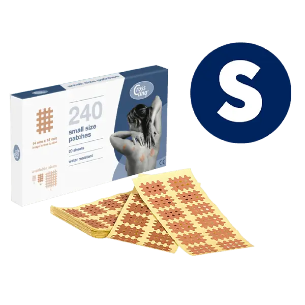 Крос тейп, малі решіточки CureTape CrossLinq Small (Бежевий)
