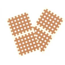 Крос тейп, великі решіточки Kindmax Cross Tape Тип C (Бежевий)