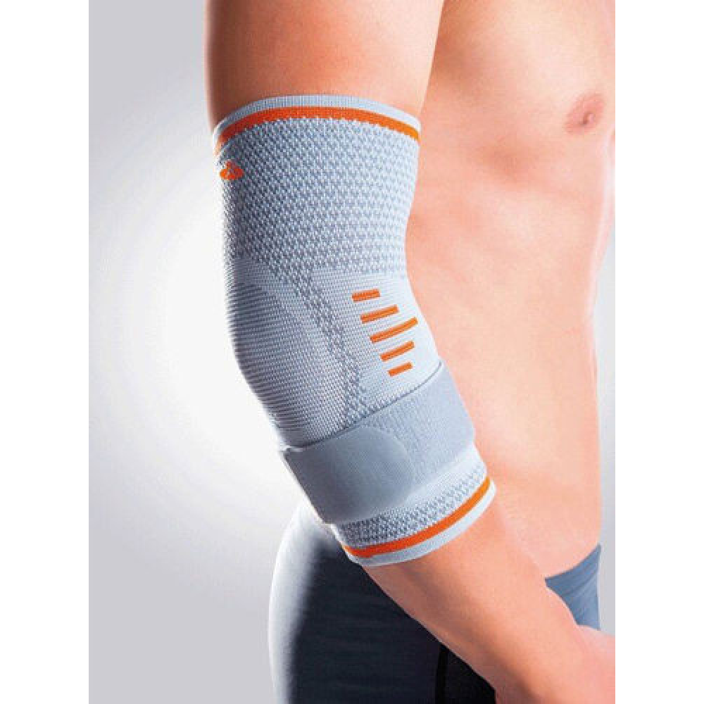 Спортивный мягкий налокотник с подушечками из техногеля Elastic Line Orliman OS 6230