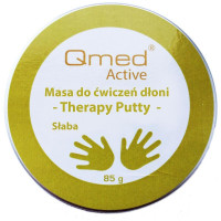 Пластичная масса для реабилитации ладони мягкая Qmed Therapy Putty Soft