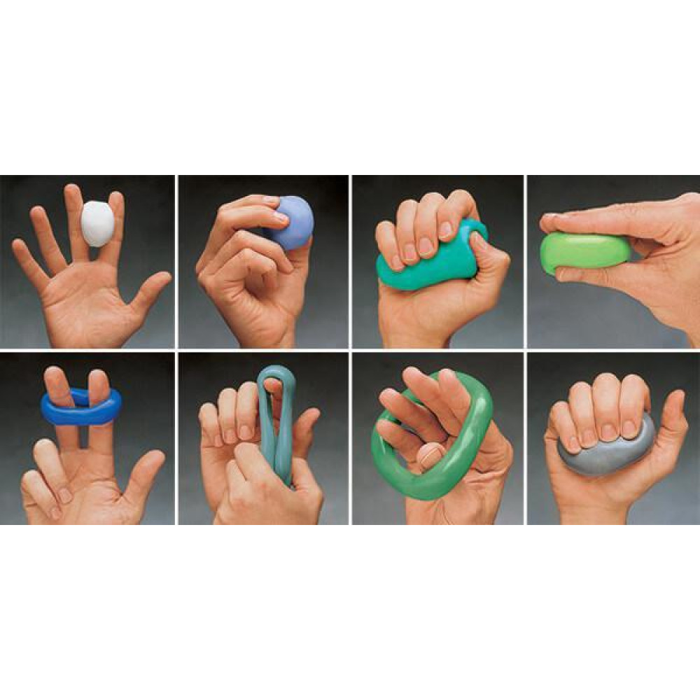 Пластичная масса для реабилитации ладони мягкая Qmed Therapy Putty Soft