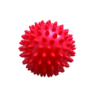 Масажний м'яч із шипами 9 см, червоний Qmed Massage Balls