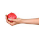 Масажний м'яч із шипами 9 см, червоний Qmed Massage Balls