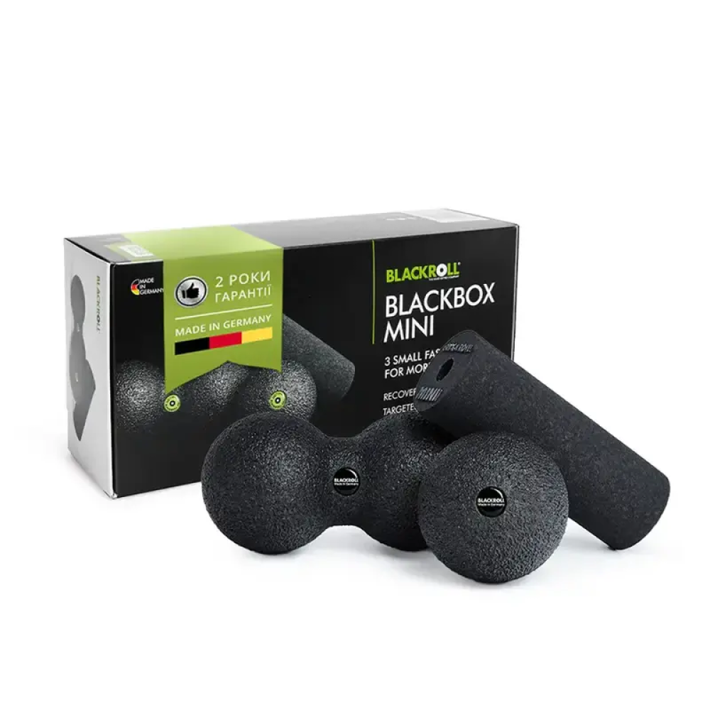 Масажний набір BlackRoll Blackbox Mini Set Black (Чорний)