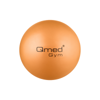 Фітбол, гімнастичний м'яч для фітнесу, помаранчевий 25 см Qmed ABS Gym Ball