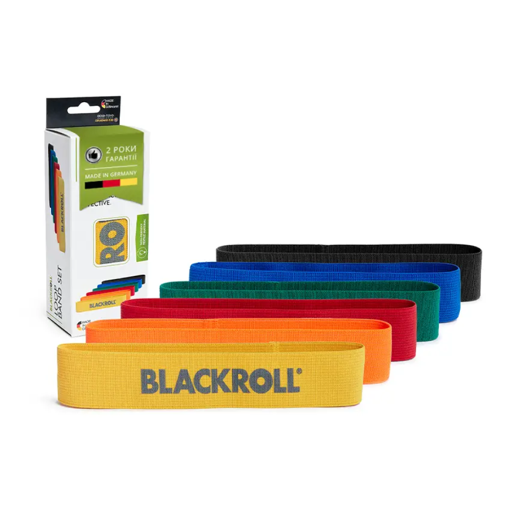 Набор фитнес эспандеров BlackRoll Loop Band Set X6 (Различные цвета)