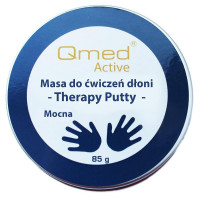 Пластичная масса для реабилитации ладони сильная Qmed Therapy Putty Strong