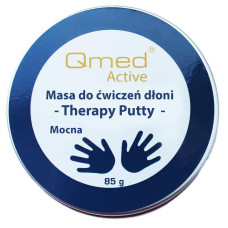 Пластична маса для реабілітації долоні сильна Qmed Therapy Putty Strong
