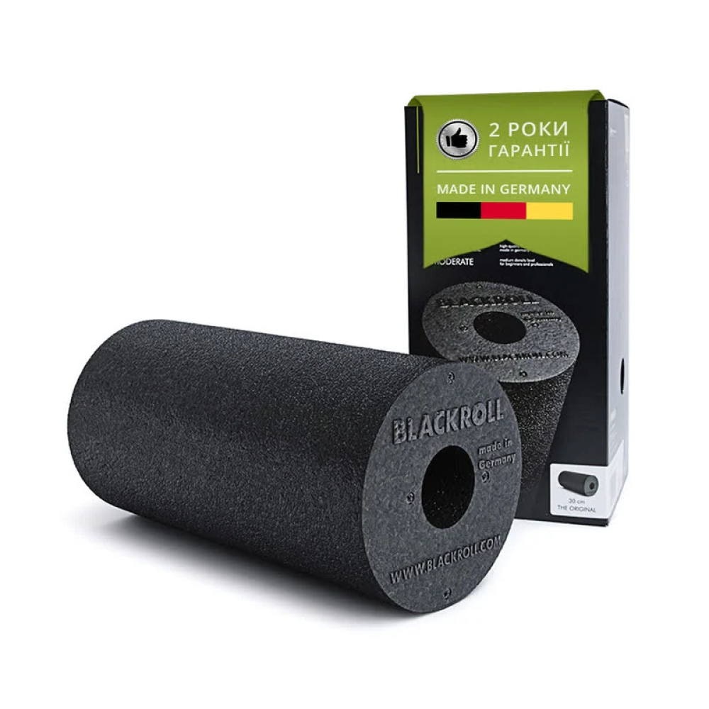 Массажный ролл BlackRoll Standard Black (Черный)