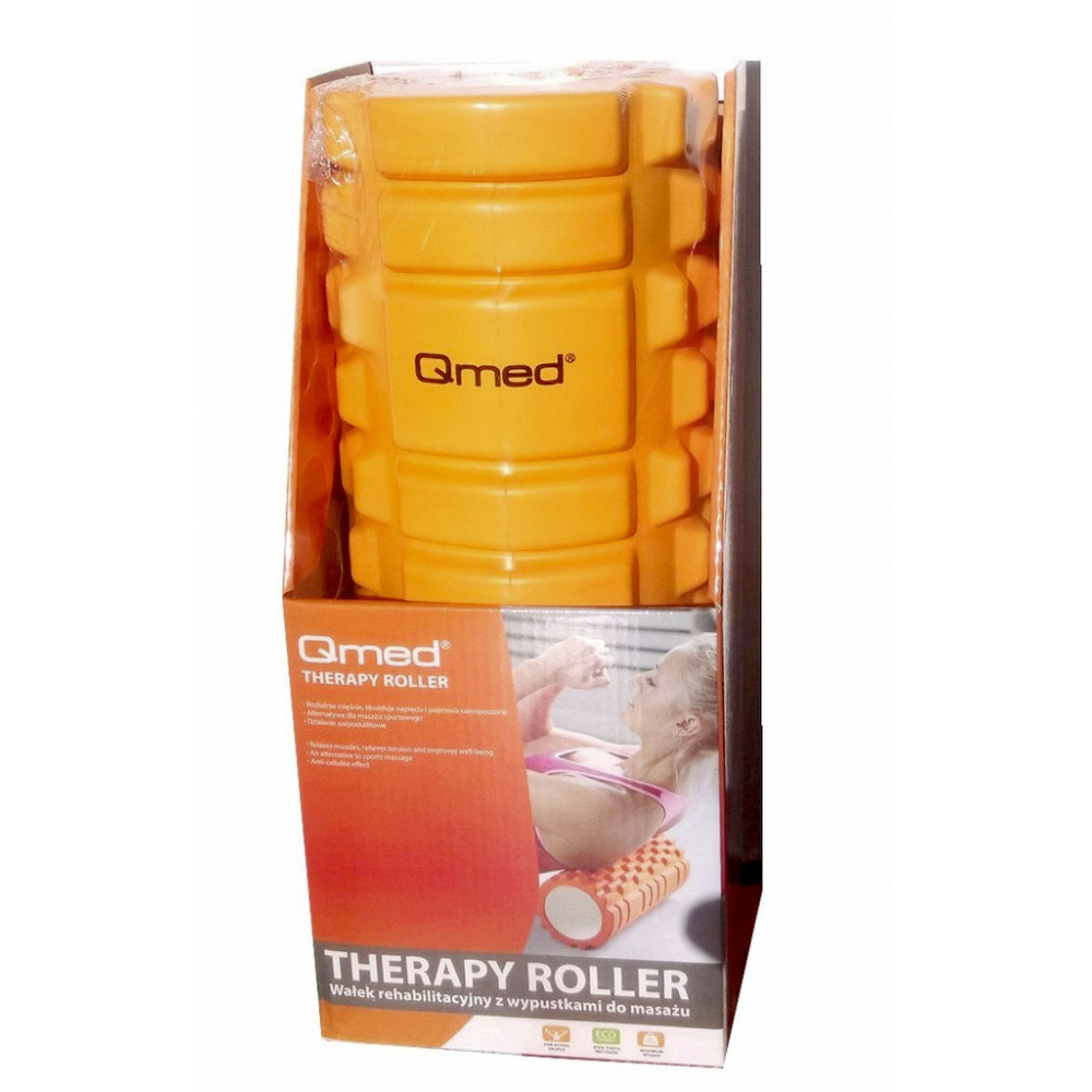 Ролик масажний помаранчевий Qmed Therapy Roller