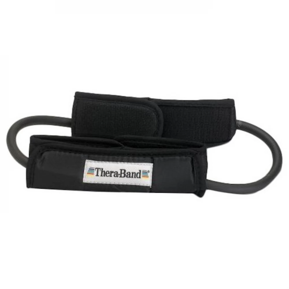Еспандер з манжетами TheraBand Tubing Loop with Padded Cuffs (Різний опір)