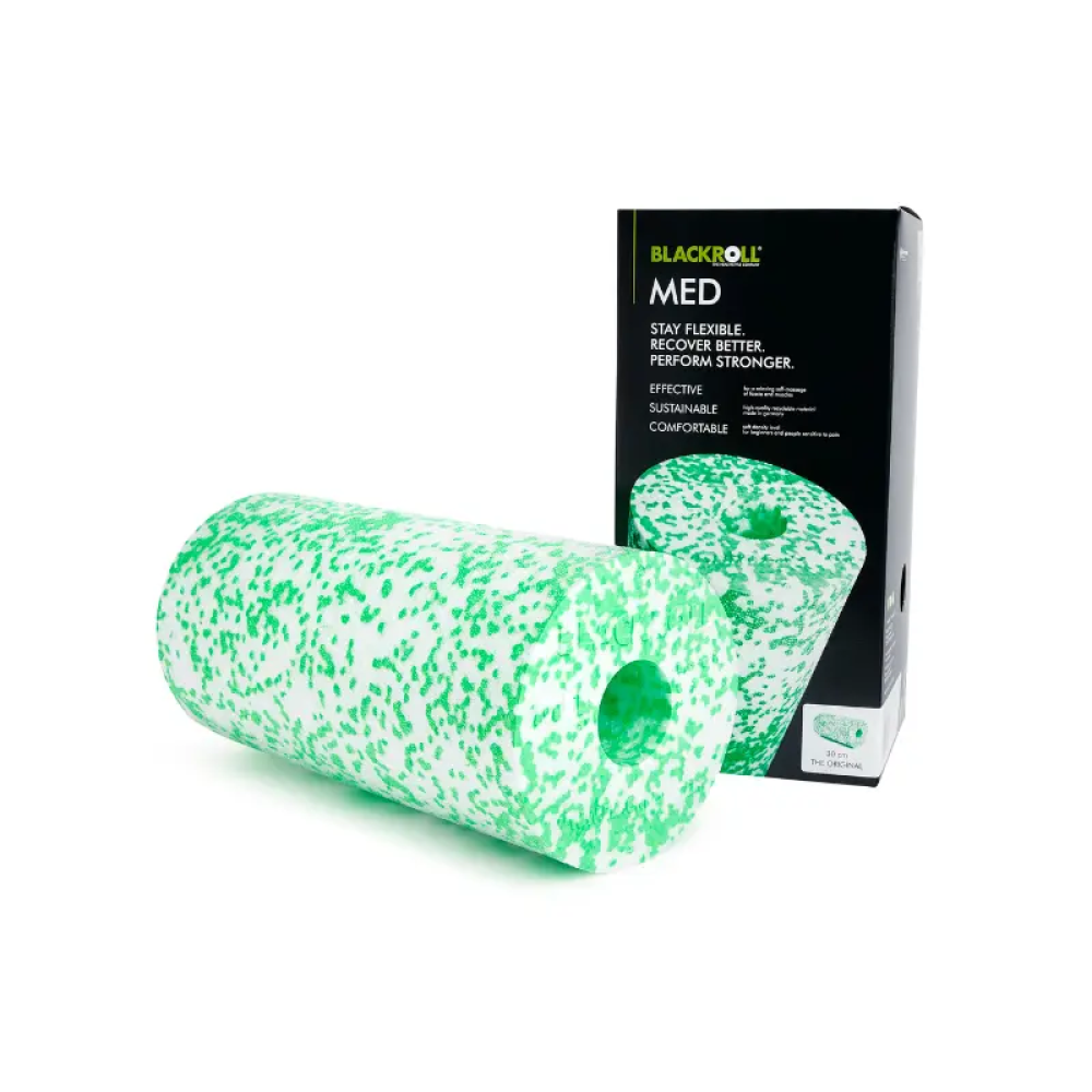 Массажный ролл BlackRoll Med white/green (Зеленый)