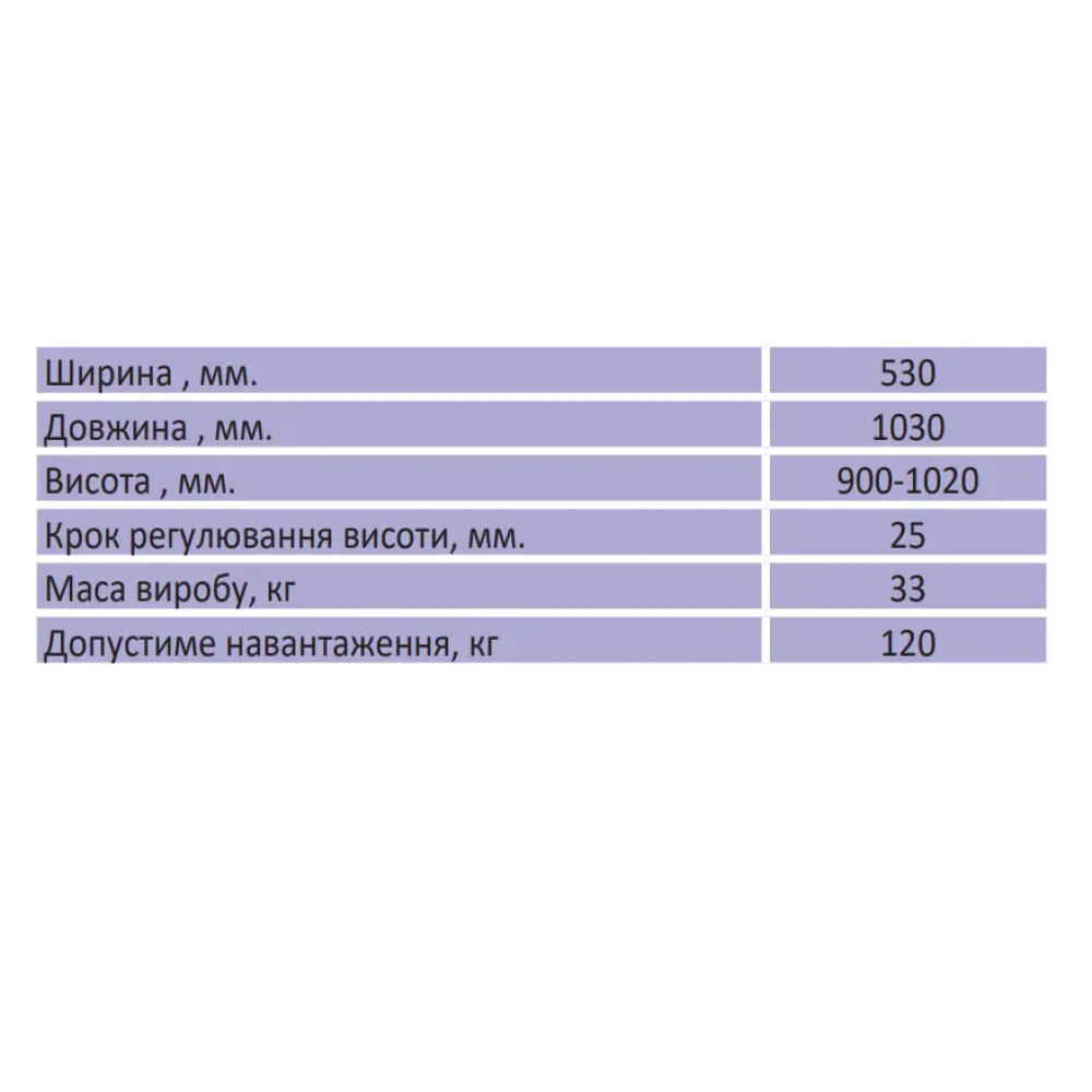 Степ платформа реабілітаційна Ортопед СхПР-1 (СтПР-1)