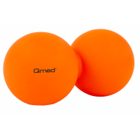 Масажний мінівалик помаранчевий Qmed Lacrosse Duo Ball