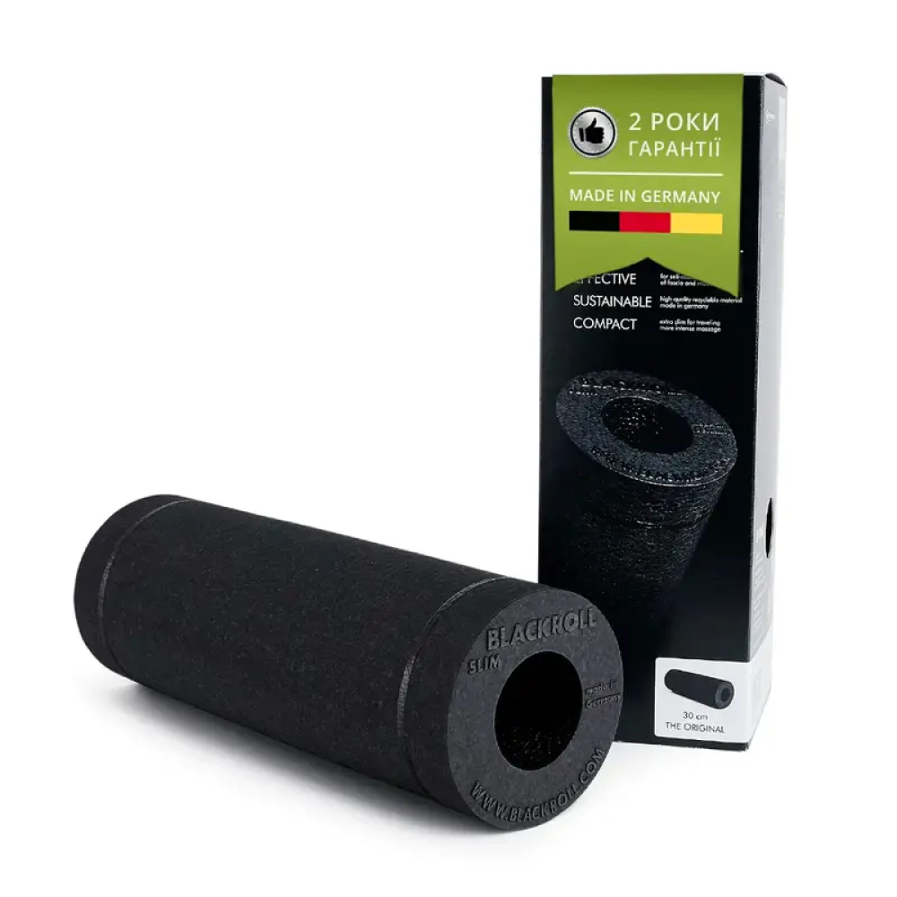 Масажний рол BlackRoll Slim Black (Чорний)