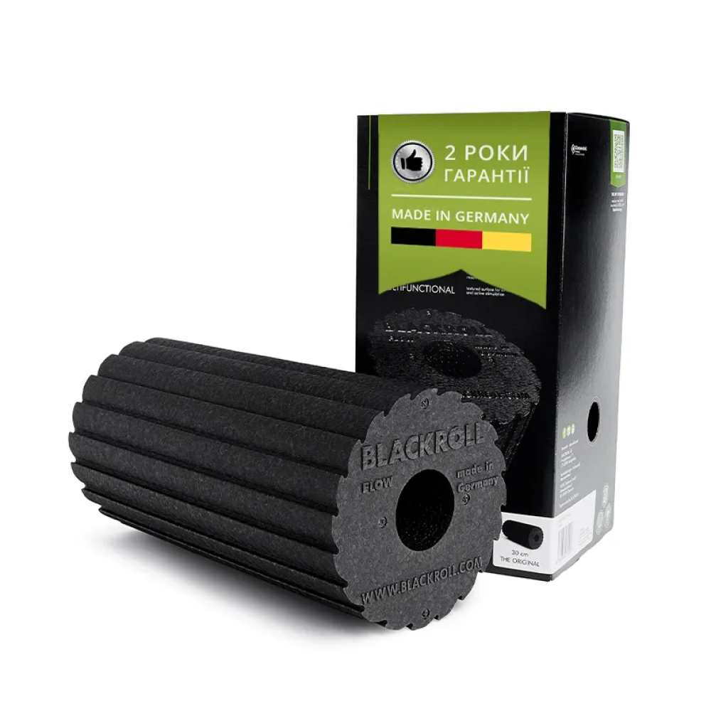Масажний рол BlackRoll Flow Standard (Чорний)