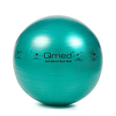 Фітбол, гімнастичний м'яч для фітнесу, зелений 65 см Qmed ABS Gym Ball