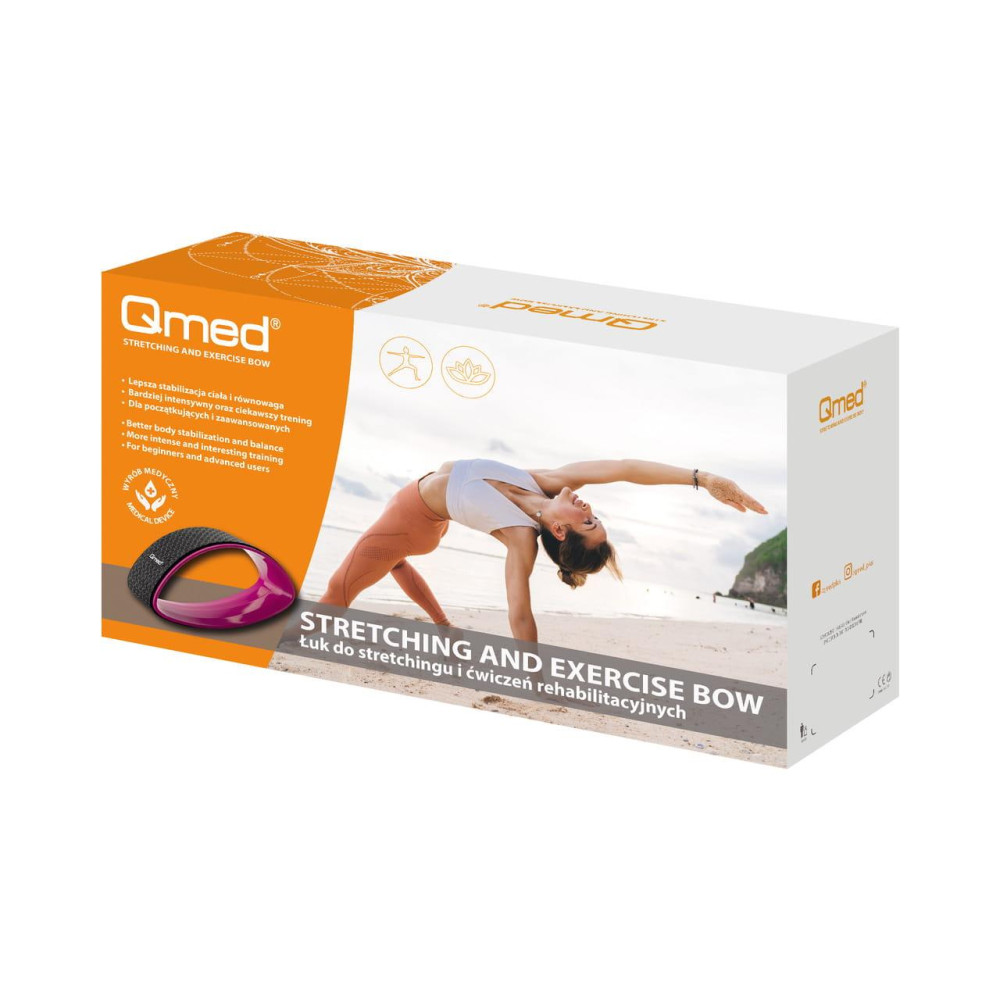 Тренажер для розтяжки спини Qmed Stretching and Exercise Bow