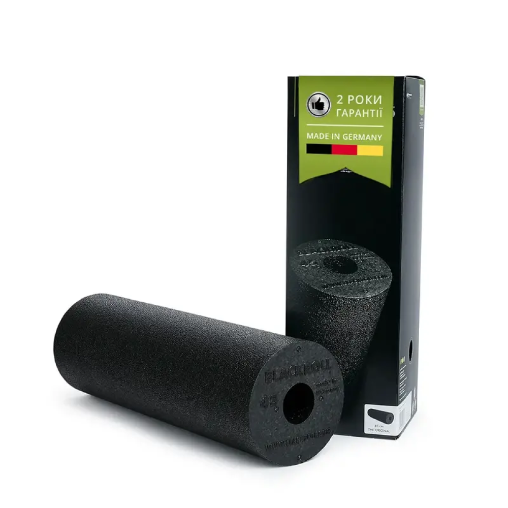 Массажный ролл BlackRoll Standard 45 Black (Черный)
