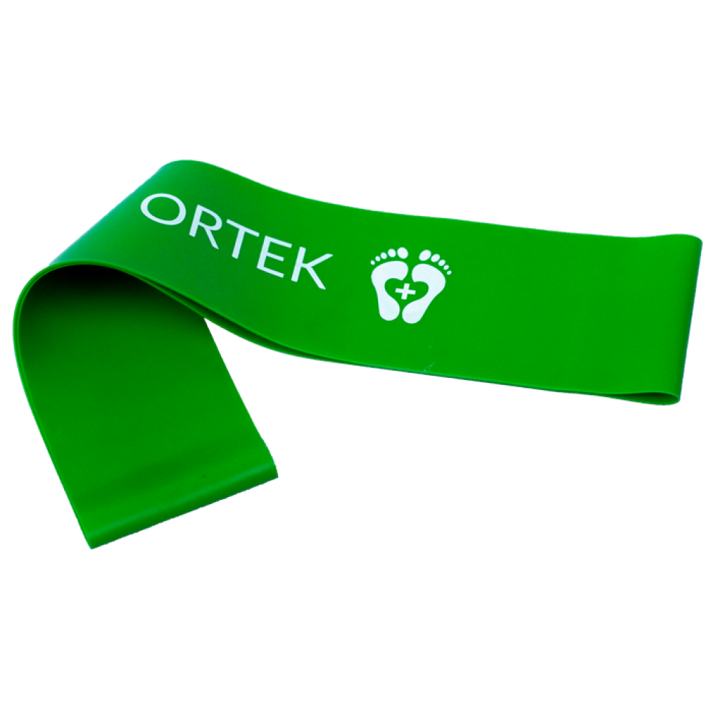 Фитнес резинка для тренировки стоп 25 см Ortek