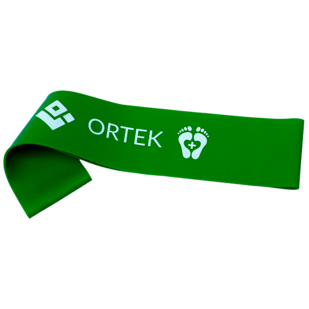 Фитнес резинка для тренировки стоп 25 см Ortek