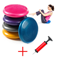 Балансувальна подушка масажна D 33 см надувна з насосом Beauty Gadgets