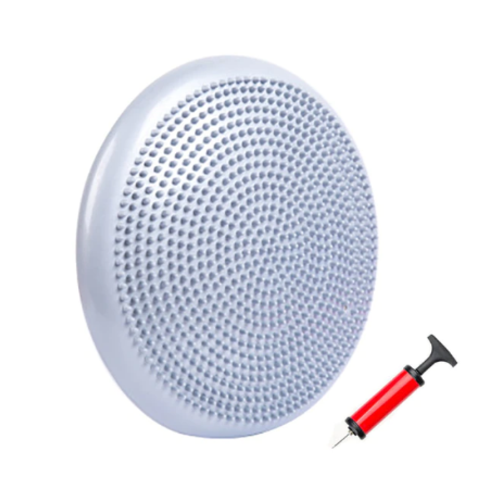 Балансувальна подушка масажна D 33 см надувна з насосом Beauty Gadgets