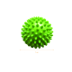 Масажний м'яч із шипами 7 см, зелений Qmed Massage Balls