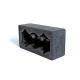 Степ платформа для йоги BlackRoll Block Black (Чорний)