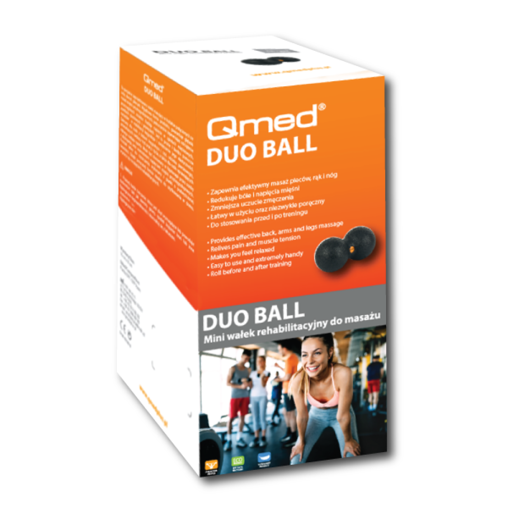 Масажний мініролик Qmed Duo Ball