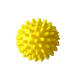 Массажный мяч с шипами 8 см, жёлтый Qmed Massage Balls