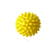 Массажный мяч с шипами 8 см, жёлтый Qmed Massage Balls