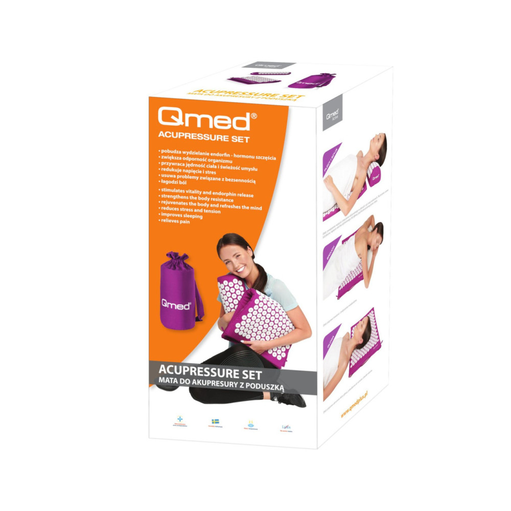 Акупунктурний набір Килимок + подушка Qmed Accupressure Set