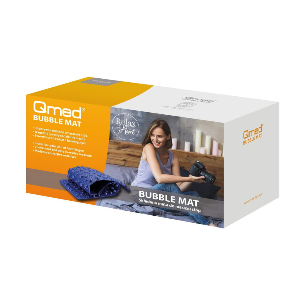 Масажний складаний килимок для ніг Qmed Bubble Mat