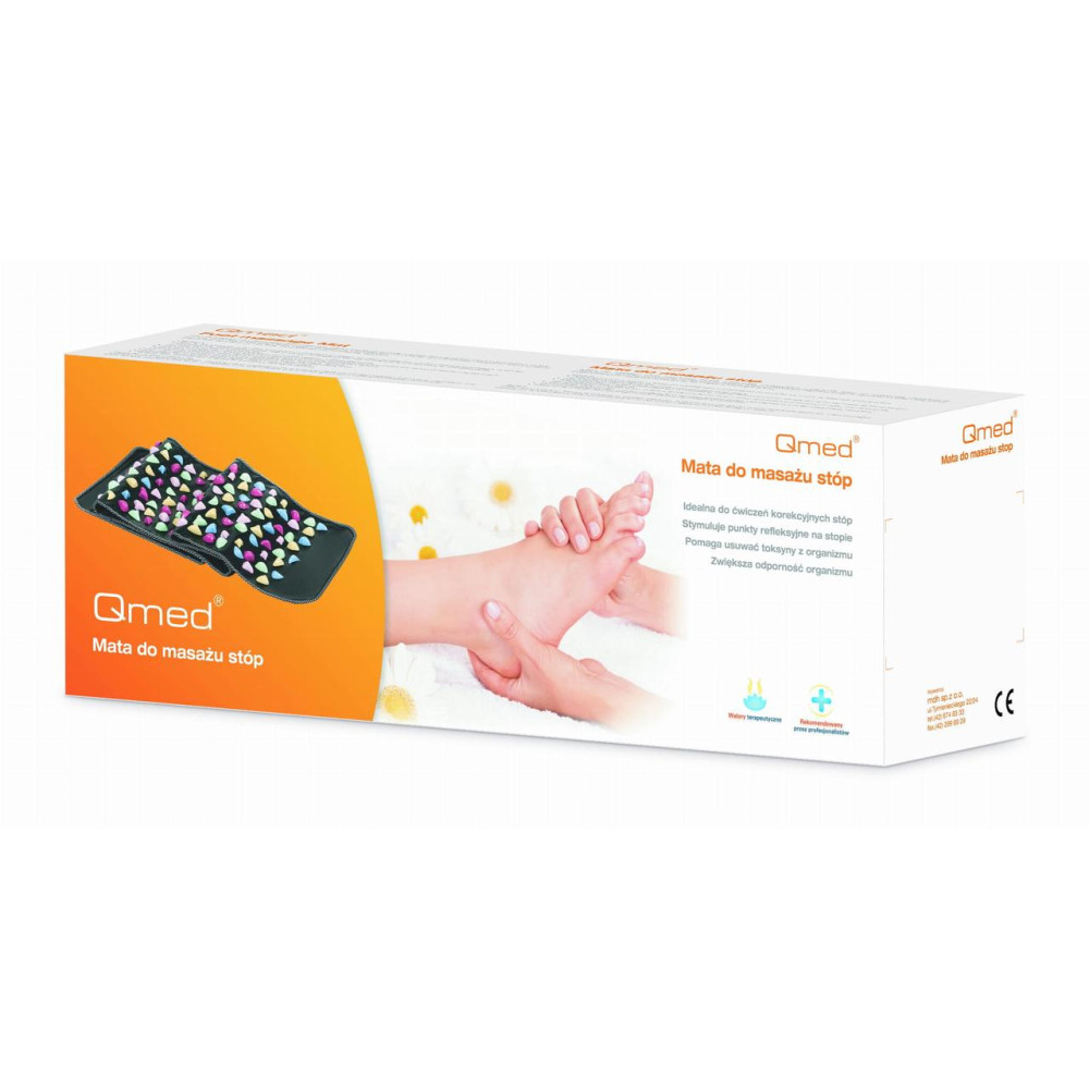 Ортопедичний масажний килимок для ніг Qmed Foot Massage Mat