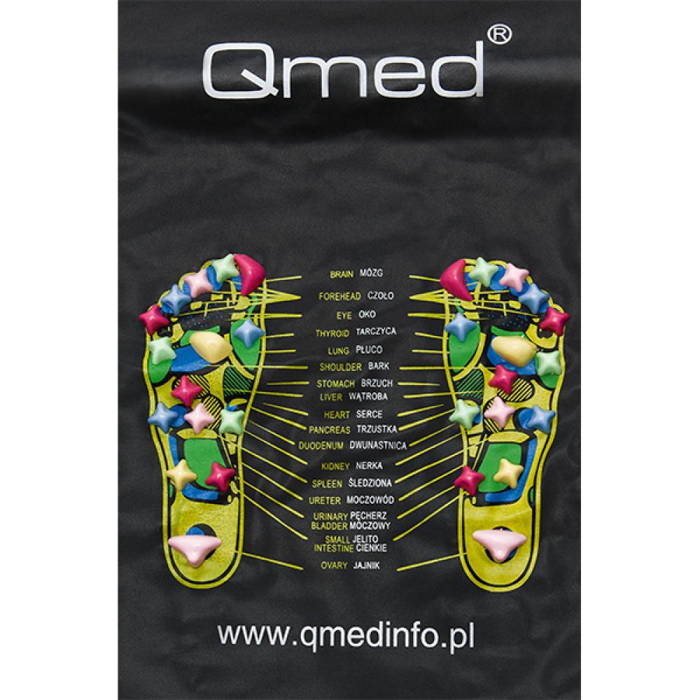 Ортопедичний масажний килимок для ніг Qmed Foot Massage Mat