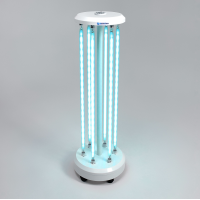 Медицинский передвижной (на колесах) облучатель с таймером BactoSfera MED 30х6 Timer (Безозоновый)