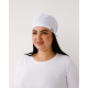 Медична класична шапочка на зав'язках біла (Cotton «Elegance»)