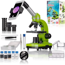 Микроскоп Bresser Junior Biolux SEL 40x-1600x Green с адаптером для смартфона (8855600B4K000)