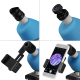Микроскоп Bresser Junior 40x-640x Blue с набором для опытов и адаптером для смартфона (8851300WXH000)
